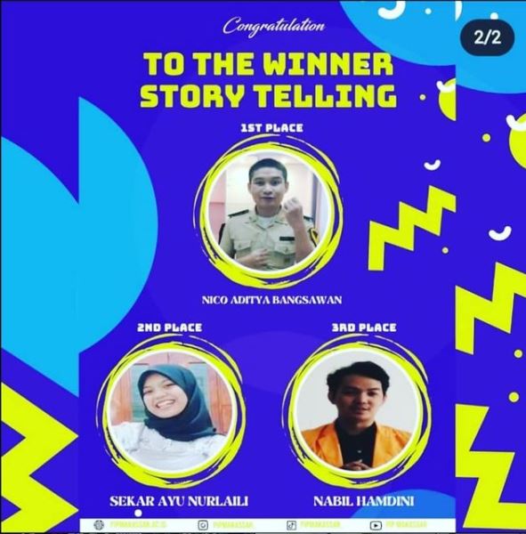 Juara Pertama Pada Lomba Story Telling